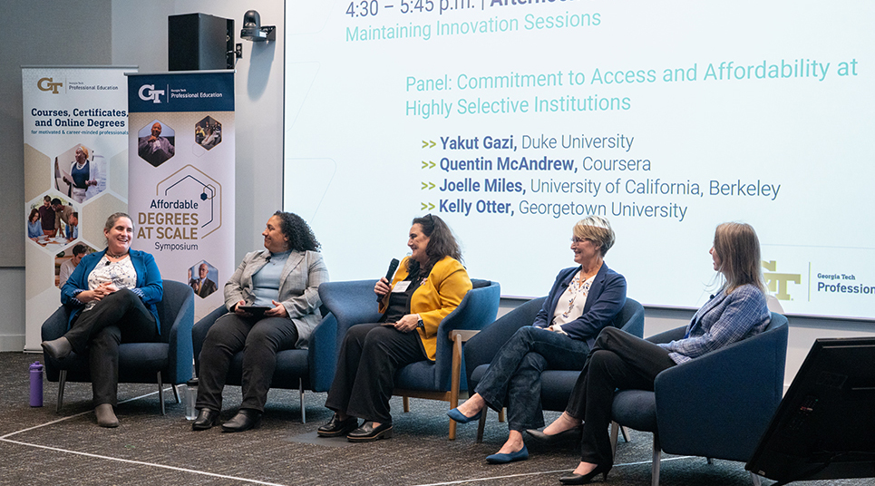 A panel of speakers during the 2024 conference.