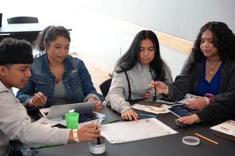 Georgia State University's Bio-Bus Program were among the presenters at GoSTEM's 2024 Latino College and STEM Fair. 